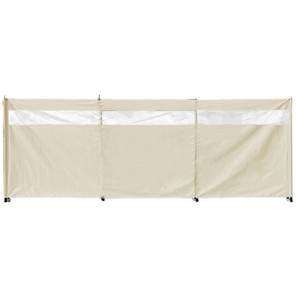 Billede af Vindsejl creme med vindue 400x140cm