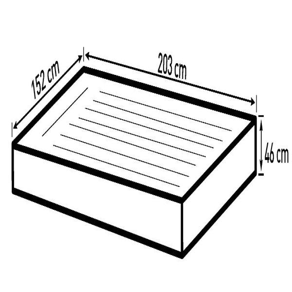 Bestway tritech queensize 203x152x46cm