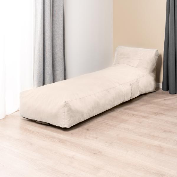 XL lounge sækkestol creme
