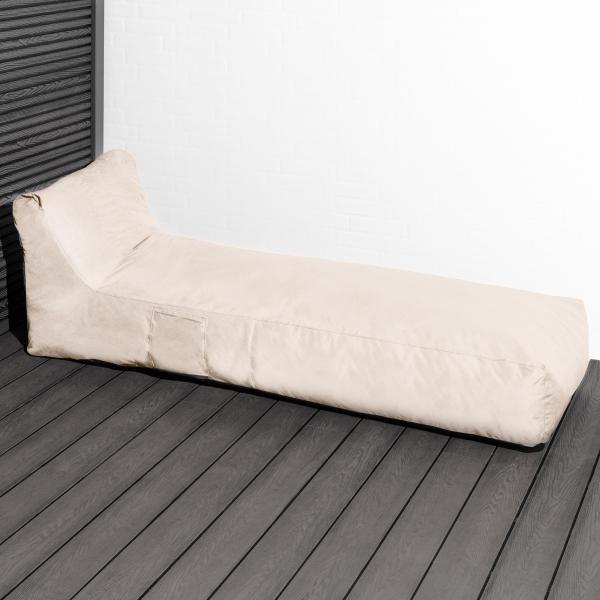 XL lounge sækkestol creme