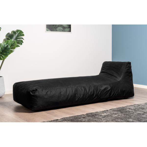 XL lounge sækkestol sort