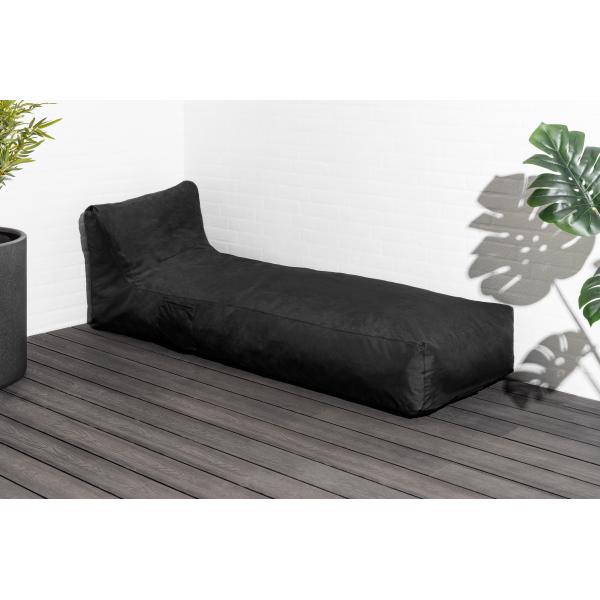 XL lounge sækkestol sort
