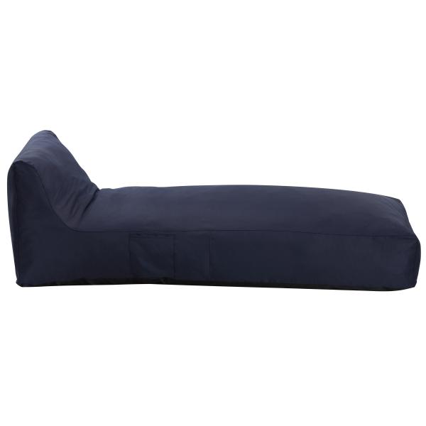 XL lounge sækkestol mørkeblå