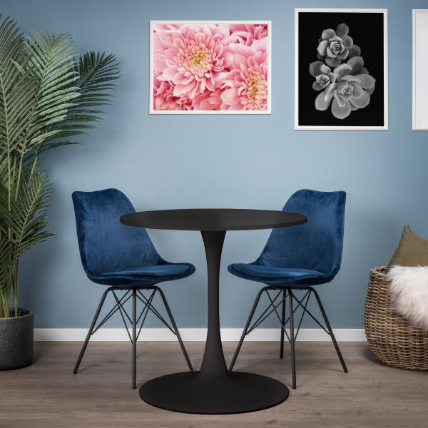 Verona sort ø80cm