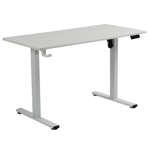 Hæve sænkebord hvid 120x60cm