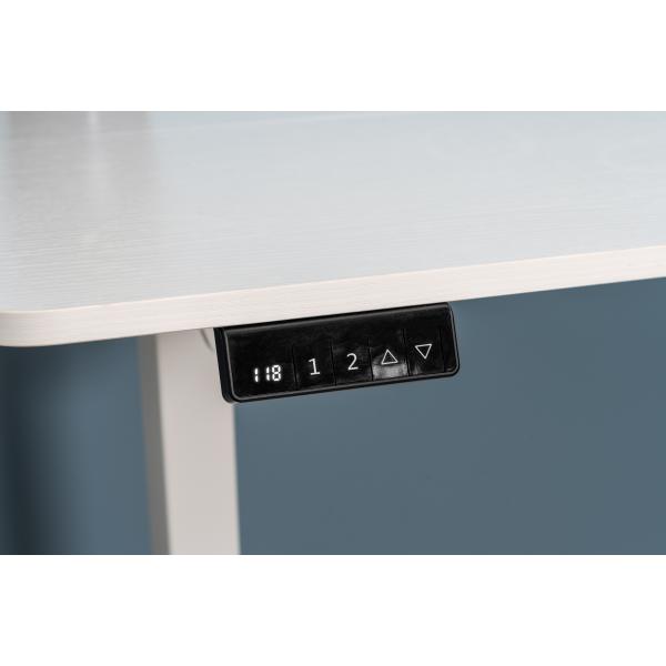 Hæve sænkebord hvid 120x60cm