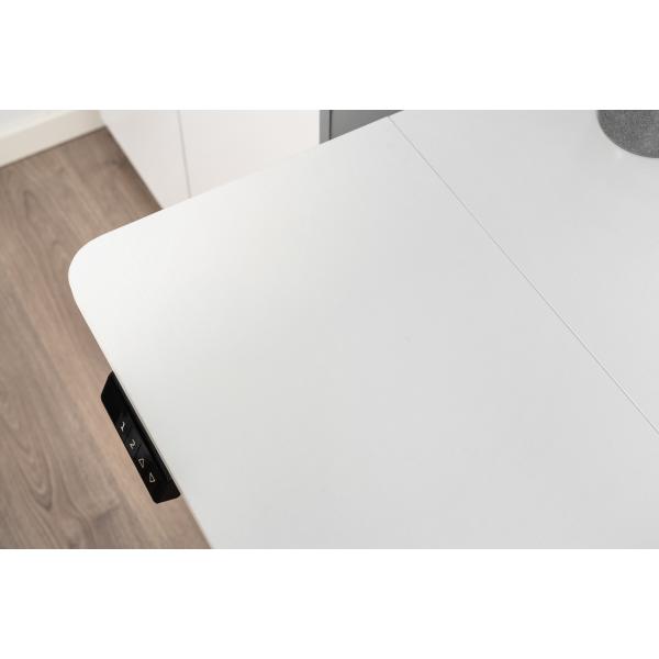 Hæve sænkebord hvid 120x60cm