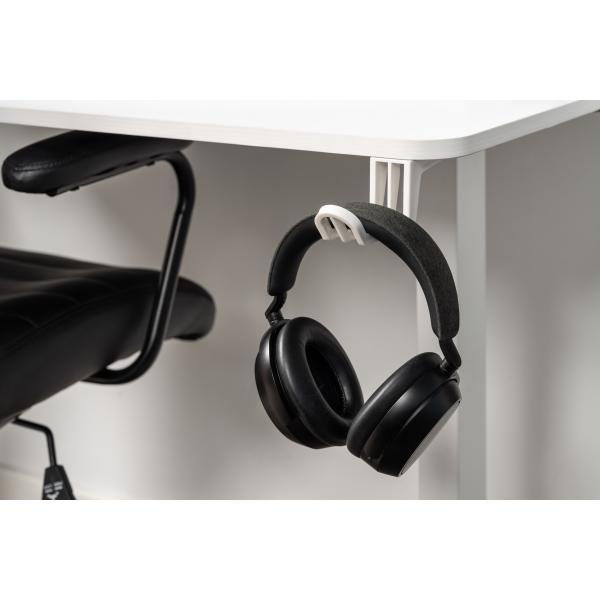 Hæve sænkebord hvid 120x60cm