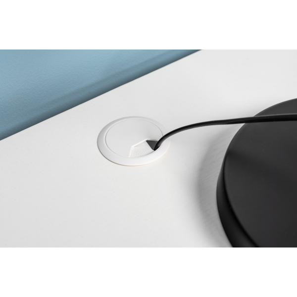 Hæve sænkebord hvid 120x60cm