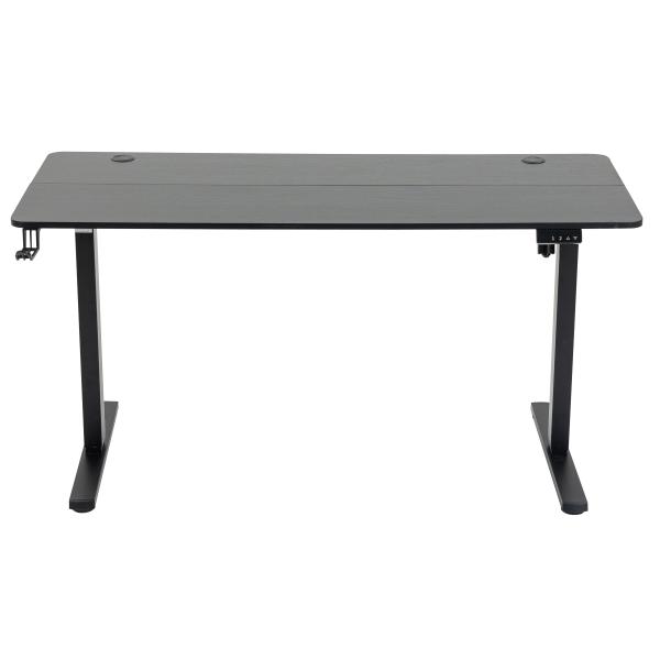 Hæve sænkebord sort 140x60cm