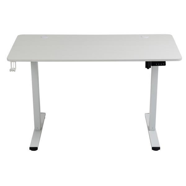 Hæve sænkebord hvid 140x60cm