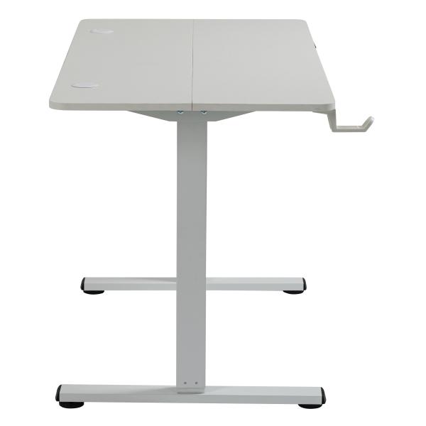 Hæve sænkebord hvid 140x60cm