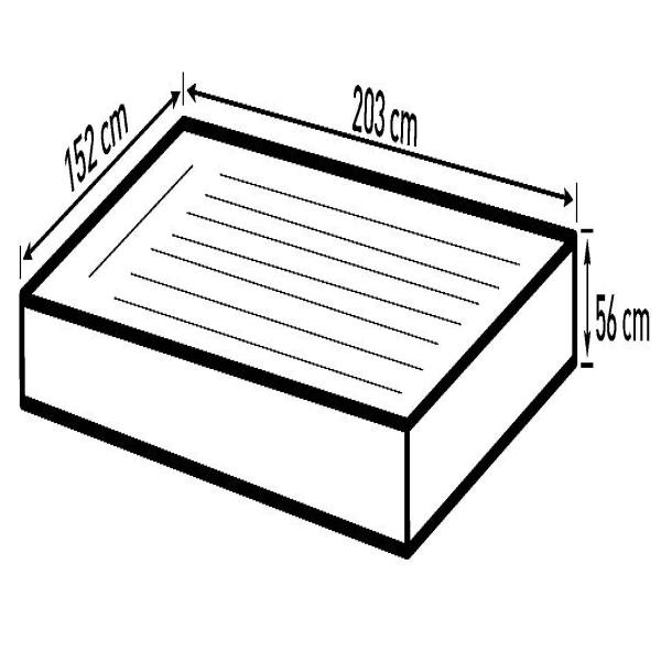 Bestway Tritech queensize 203x152x56cm