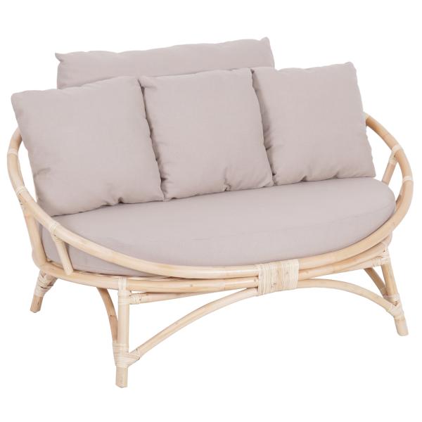 Muscat 2 pers. loungesofa beige