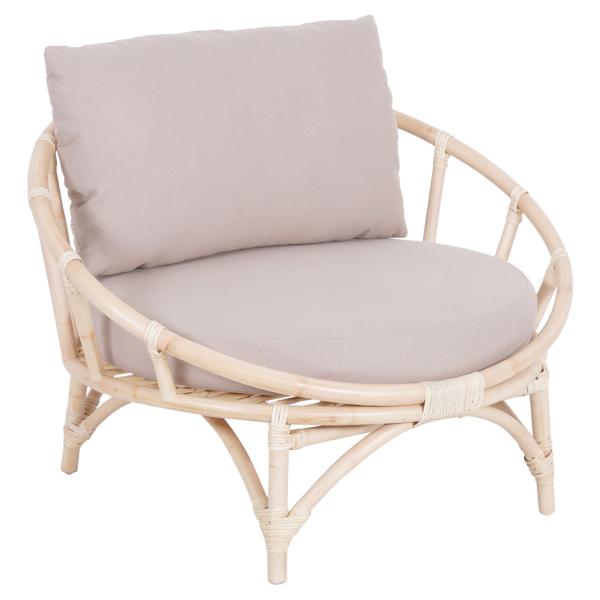 Muscat 1 pers. loungestol beige