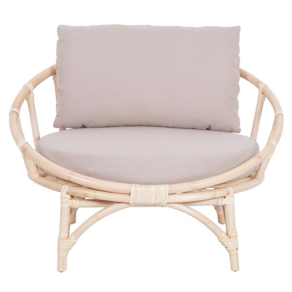 Muscat 1 pers. loungestol beige