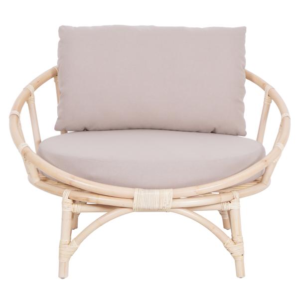 Muscat 1 pers. loungestol beige