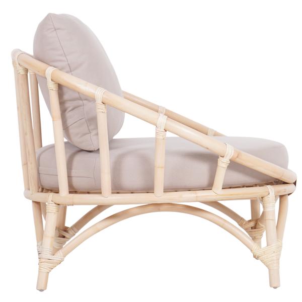 Muscat 1 pers. loungestol beige