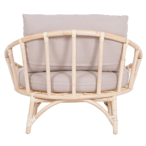 Muscat 1 pers. loungestol beige