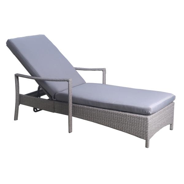 Solseng polyrattan natur/grå