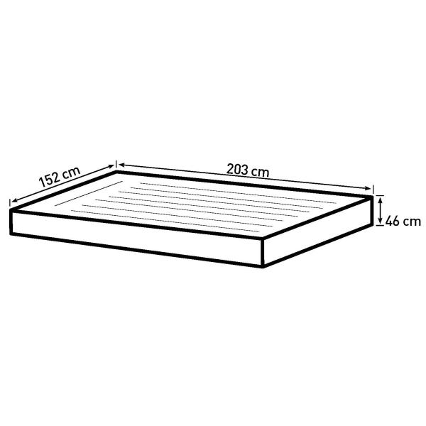 Bestway fortech queensize 203x152x46cm