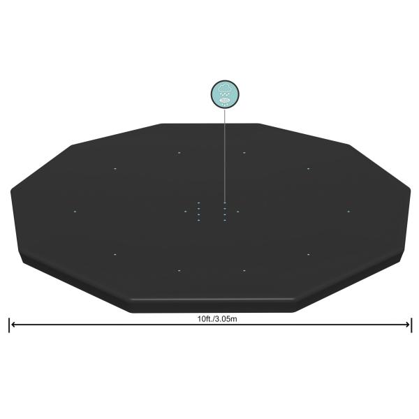 Bestway pool cover til pool ø305cm