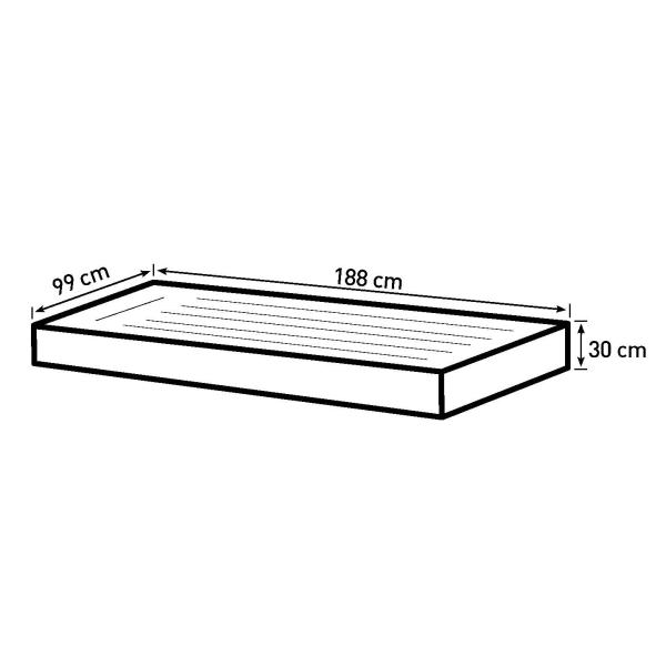 Bestway tritech twinsize 188x99x30cm