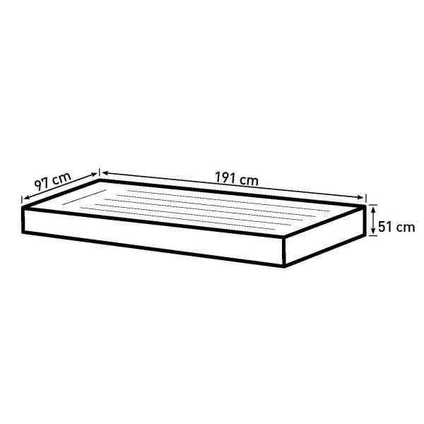 Bestway tritech twinsize 191x97x51cm