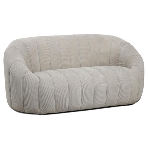 Parma 2 personers sofa fløjl beige