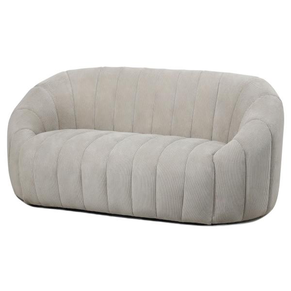 Parma 2 personers sofa fløjl beige