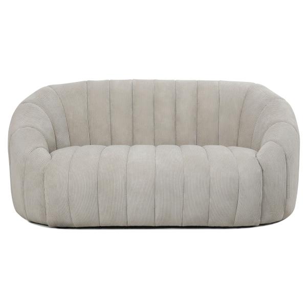 Parma 2 personers sofa fløjl beige