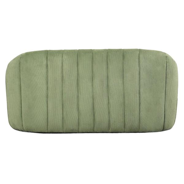 Parma 2 personers sofa fløjl grøn