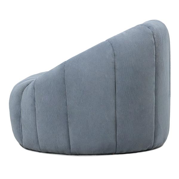 Parma 2 pers. sofa fløjl dueblå