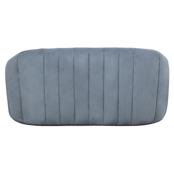 Parma 2 pers. sofa fløjl dueblå