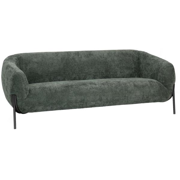 Udine 3 pers. sofa grøn