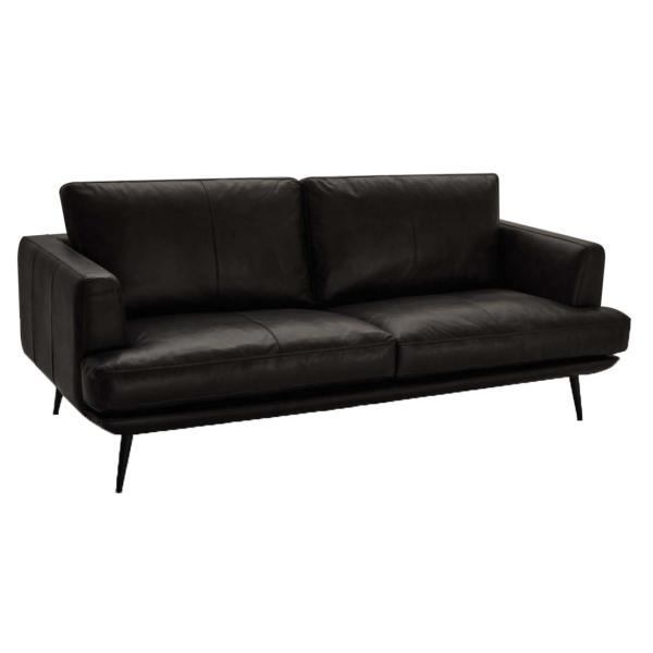 Havana 3 pers. sofa læder sort