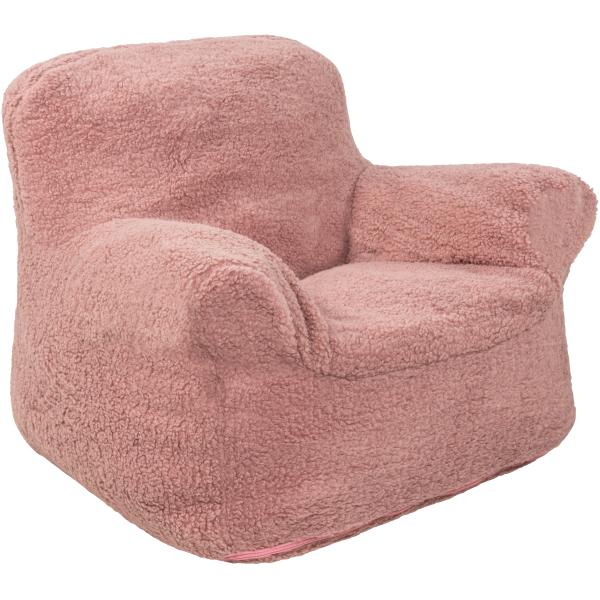 Sækkestol teddy rosa