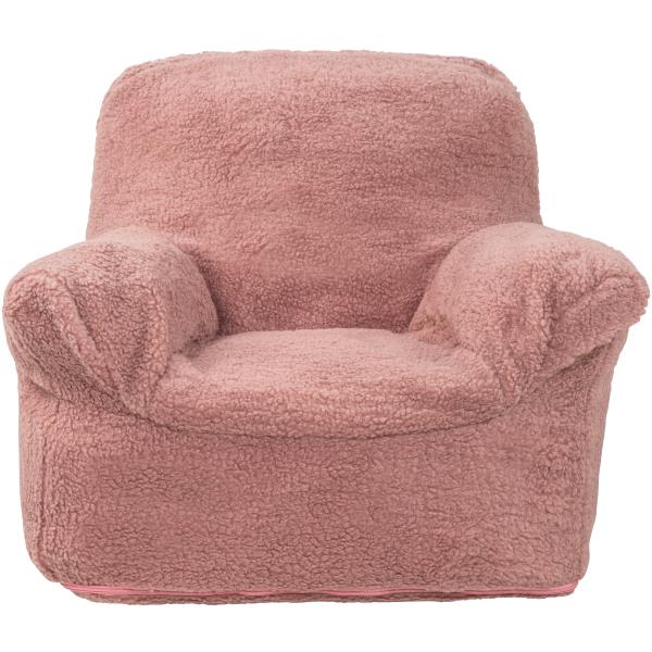 Sækkestol teddy rosa