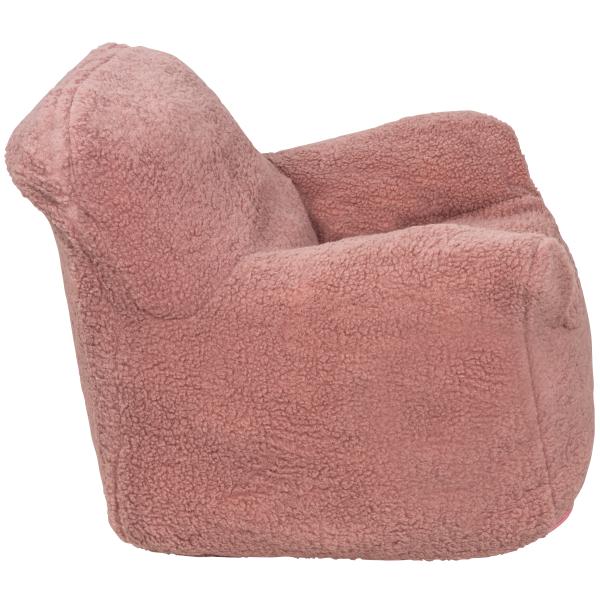 Sækkestol teddy rosa