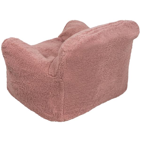 Sækkestol teddy rosa