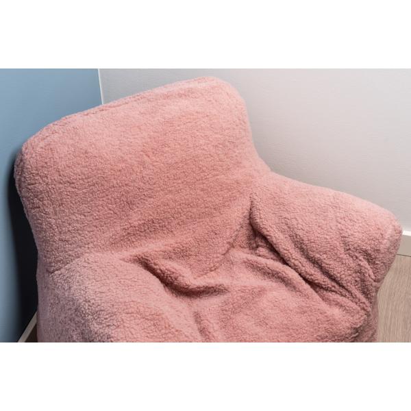 Sækkestol teddy rosa