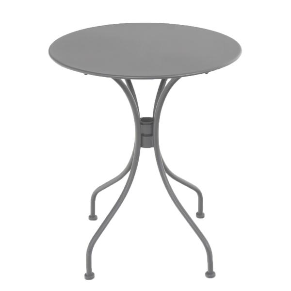 Rundt bord metal mørkegrå ø59cm