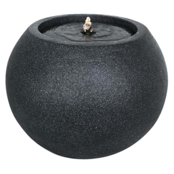 Malang vandspil sort ø44x36cm