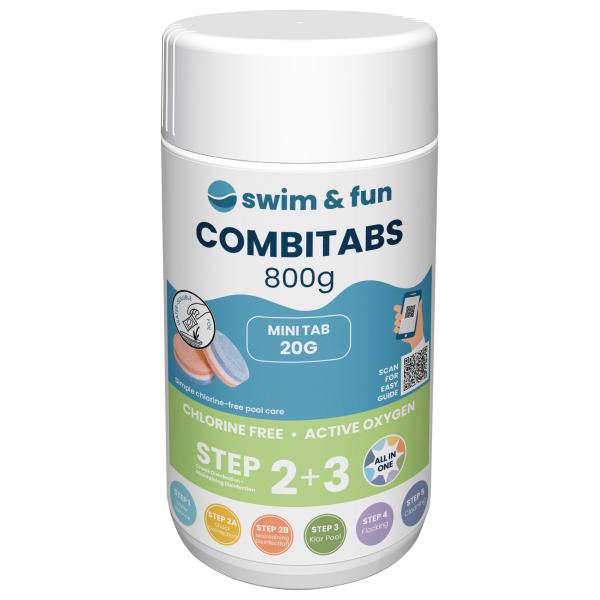 Swim & Fun CombiTabs klorfri 3 i 1