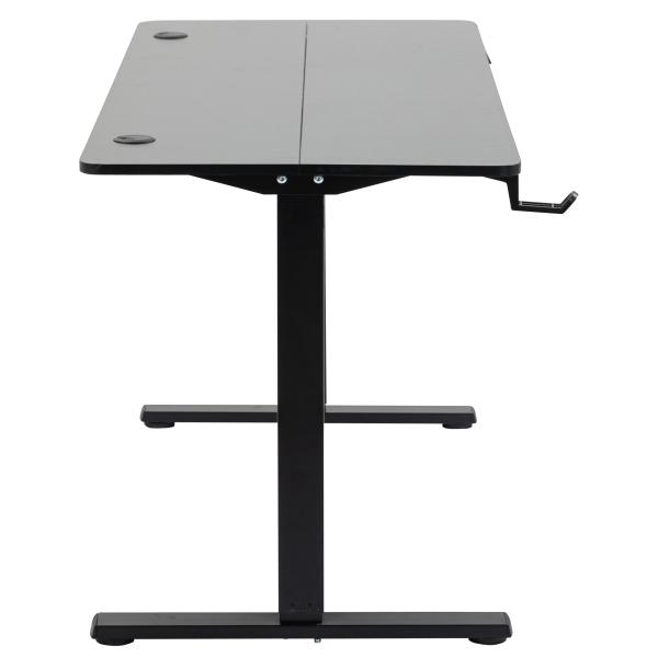 Hæve sænkebord 140x60cm sort + Martin kontorstol
