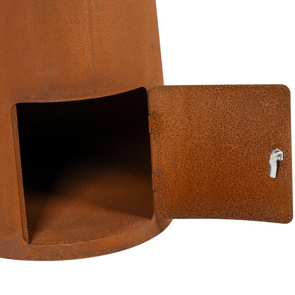 Bålsted høj cortenstål