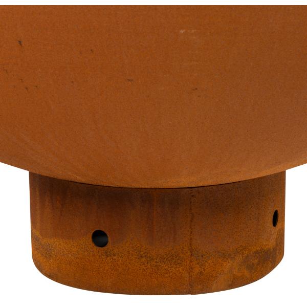 Bålsted lav cortenstål