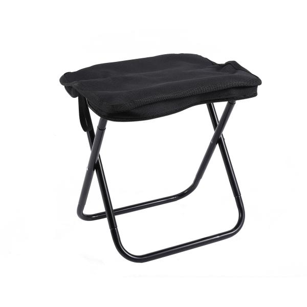 Campingtaburet sort