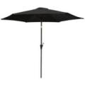 Parasol med vip sort 3m