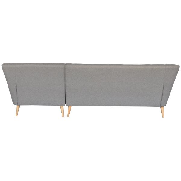Padova venstrevendt chaiselong sofa grå